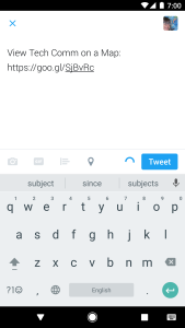 Shared link from Tech Comm on a Map