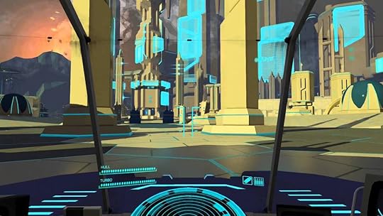 A scene from Battlezone.