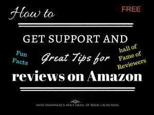 Great tips for reviews on Amazon from Mimi