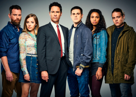 The cast of Travelers