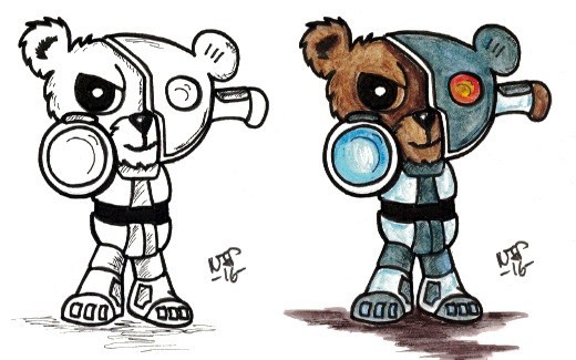 Cyborg (Cybear) Teddy Bear