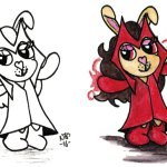 Scarlet Witch Cuddly Bunny