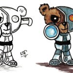 Cyborg (Cybear) Teddy Bear