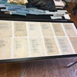 A completed press run of this project.