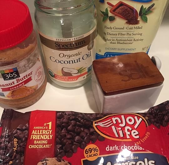 ingredients for vegan rolos