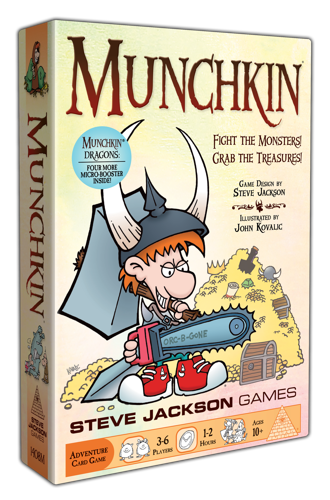 [Foil Munchkin with Dragons sticker]