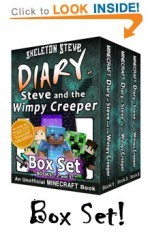 Click to PREVIEW - Minecraft Diary of Steve and the Wimpy Creeper, BOX SET