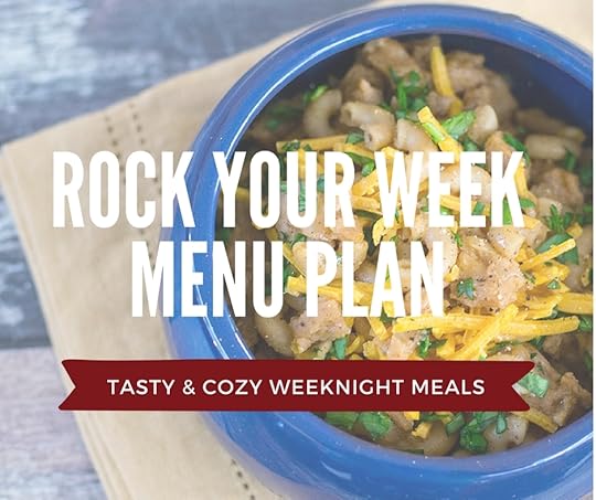 Rock your week with my free vegan menu plan!
