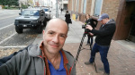 Working on a video.