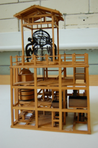 a model of Su Song's astronomical clock in the collection of London's Museum of Science