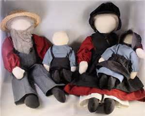 faceless Amish Rag Dolls