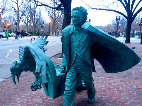Edgar Allen Poe statue Boston