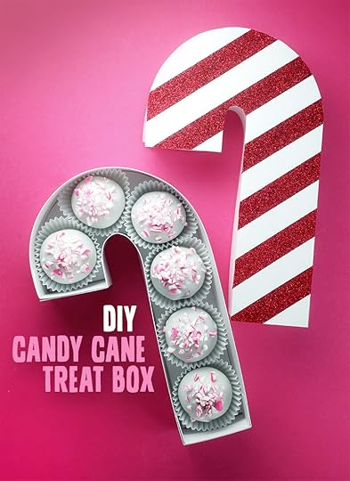 DIY Candy Cane Treat Box