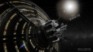 Kalpana One Space Settlement exterior