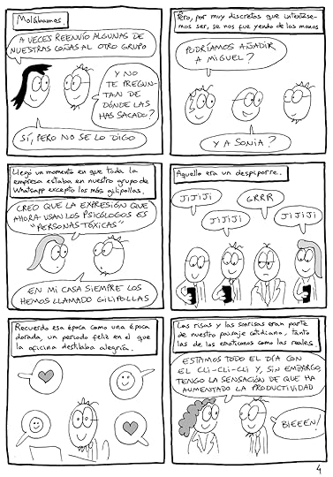 Cómic sobre cómo un grupo de Whatsapp de oficina adquiere la hegemonía.