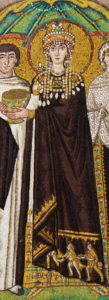 Empress Theodora in royal purple, 6th C
