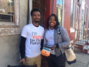 We met this pair, who work for a PAC, on the streets doing similar work to ours.