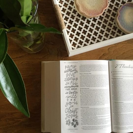 bible journaling - 1 Thessalonians 5:16-18
