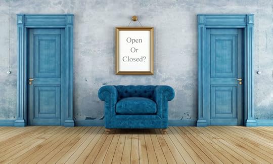 A closed door is like a closed-ended headline.