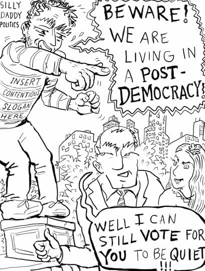 Silly Daddy Politics in the Post Democracy comic panel 2 by Joe Chiappetta