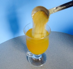 Depending on how sweet you like your “tea,” you can add more or less mix to the water. Have fun with it. Experiment!