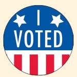 I voted sticker