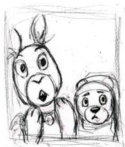 Rough Teddy Bear Tale Panel By Veronica Smith