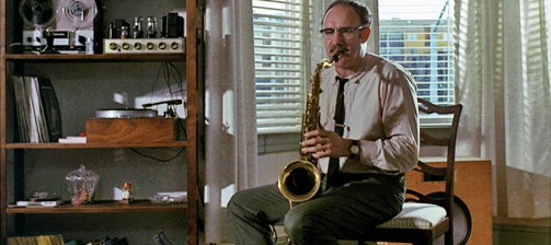 He's just a man who plays the sax.