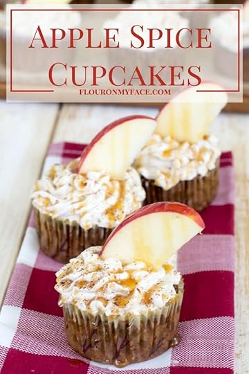 Apple Spice Cupcakes with Caramel Apple Coffee Frosting via flouronmyface.com