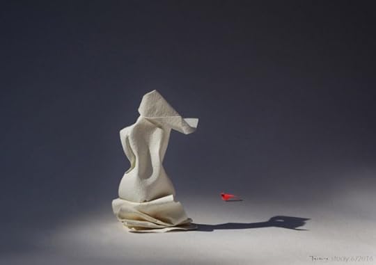 Giang Dinh’s “Figure #1,” on view in “Stories in Paper” at the Japan Information and Culture Center. (Giang Dinh/Japan Information and Culture Center)