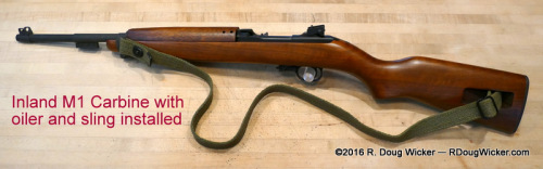 .30 Inland M1 Carbine, 1945 version with oiler and sling