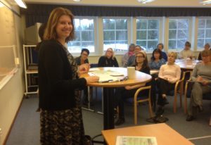 Och jag pratade om romance, författarskap och mina böcker.