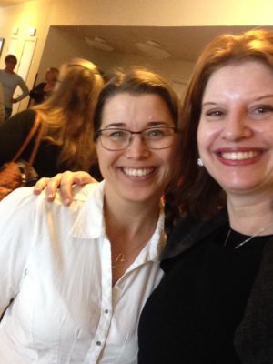 Flera glada bloggläsare som det var så KUL att träffa, här Kristina.