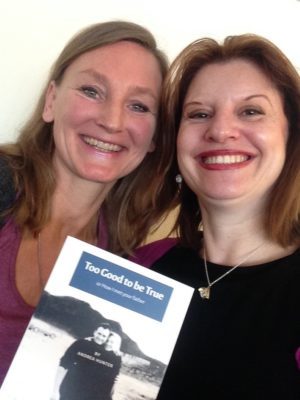 Andrea Hunter som pratade om egenutgivning och sin bok To good to be true; superinspirerande!