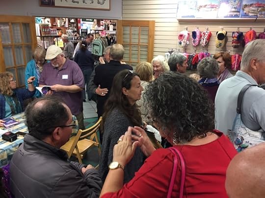 It's a crowded house at the Beach Nights book launch!