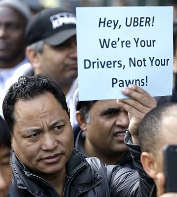 uber protest