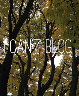 I Can't Blog