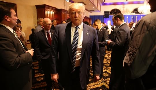 WEST PALM BEACH, FL - MARCH 05: Republican presidential candidate Donald Trump arrives for a press conference at the Trump International Golf Club as results rolled in on a day known as “Super Saturday,” on March 5, 2016 in West Palm Beach, Florida. Primary voters head to the polls on March 15th in Florida. (Photo by Joe Raedle/Getty Images)