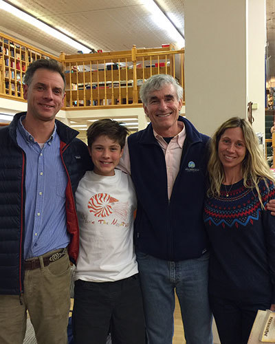 I love when entire families come out to my events, like this one at the Country Bookshelf.