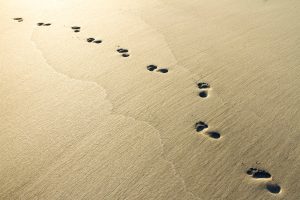 footprints-on-beach
