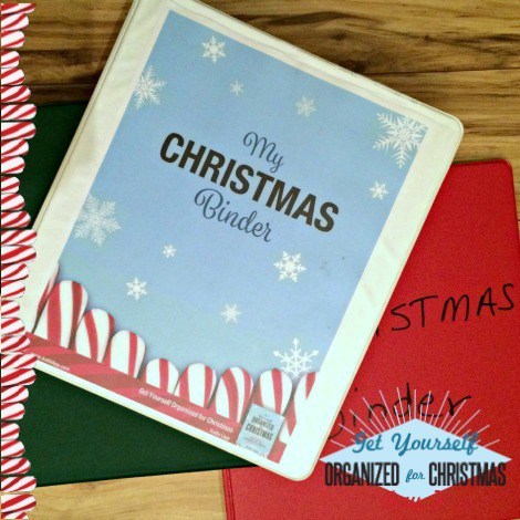 Christmas binder 