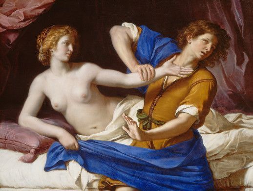No heroine she, but I rather liked the expression on Joseph's face as he tries to reject Potiphar's wife.