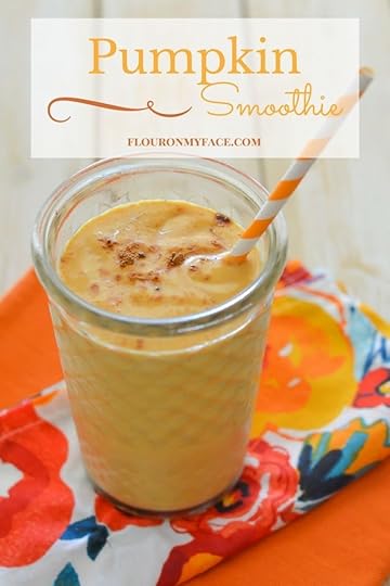 Pumpkin Smoothie recipe via flouronmyface.com