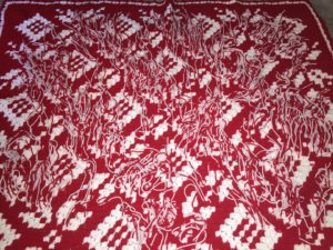 Corner-to-Corner Snowflake Afghan Wrong Side