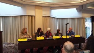 A Crime Bake panel discussion called 
