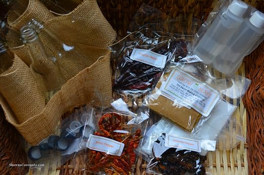 Homemade Hot Sauce Kit and Ingredients