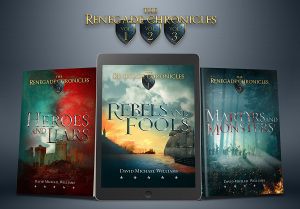 The Renegade Chronicles print and ebook covers