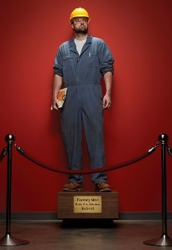 The factory worker, retired early 21st century