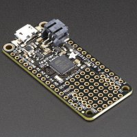 The first board to come out of Adafruit’s Feather ecosystem was the 32u4 Basic Proto outfitted with an ATmega32u4 @ 8MHz, 20 GPIO and a built-in prototyping board.