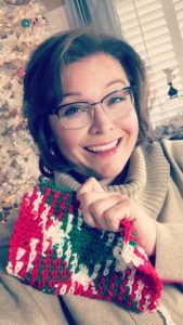 Marly's Misteltoe Planned Pooling Argyle Swatch